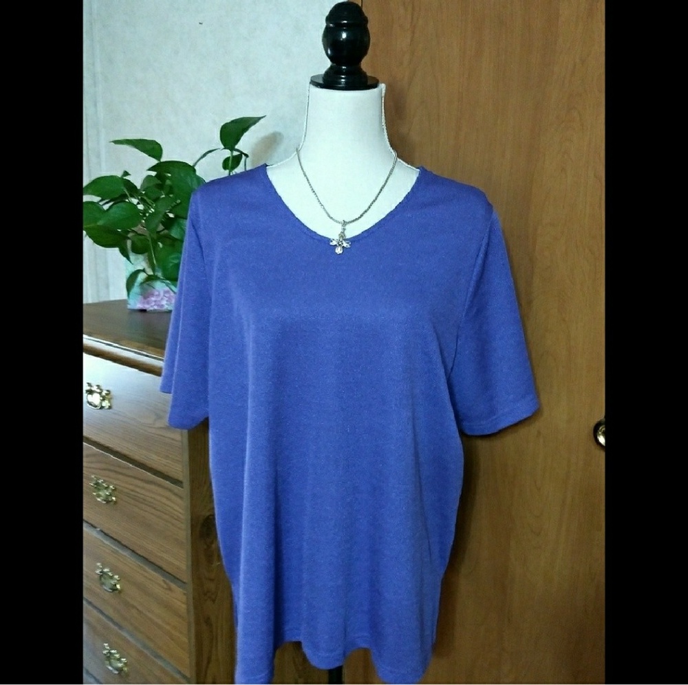 Casual purple blouse